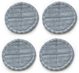 NNEDSZ 4 x Microfibre pads for Mop & Vac Attachment