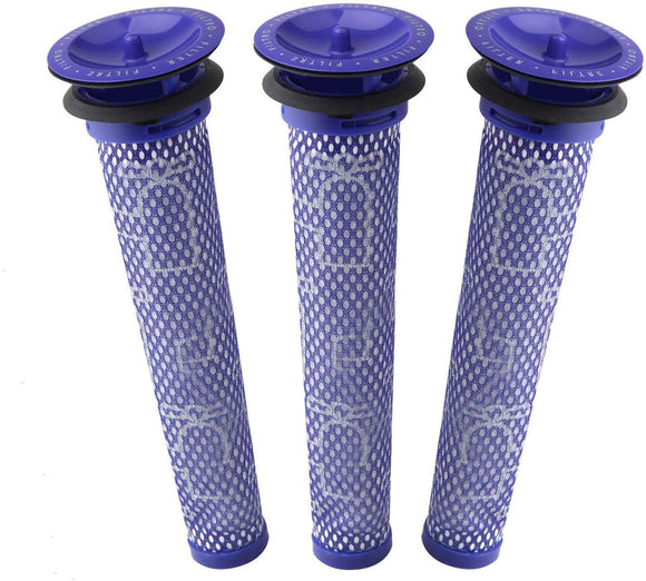 NNEDSZ 3 x Filters for DYSON V6, V7, V8,  DC58, DC59, DC61, DC62 stickvac