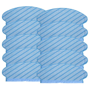 NNEDSZ 10 X Washable Mopping Pads For Ecovacs Deebot Ozmo 700, 750, 920, 950, N7 & T5 Robot Vacuum Cleaners