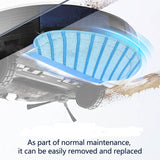 NNEDSZ 10 X Washable Mopping Pads For Ecovacs Deebot Ozmo 700, 750, 920, 950, N7 & T5 Robot Vacuum Cleaners