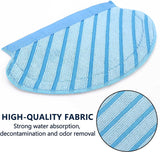 NNEDSZ 10 X Washable Mopping Pads For Ecovacs Deebot Ozmo 700, 750, 920, 950, N7 & T5 Robot Vacuum Cleaners