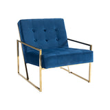 NNEDSZ Carman Arm Chair Blue Velvet
