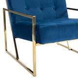NNEDSZ Carman Arm Chair Blue Velvet