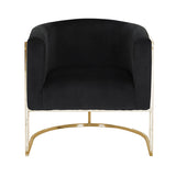 NNEDSZ Vinatge Arm Chair Black Velvet
