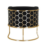 NNEDSZ Vinatge Arm Chair Black Velvet