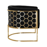 NNEDSZ Vinatge Arm Chair Black Velvet