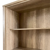 NNEDSZ Display Shelf Book Case Stand Bookshelf Natural Wood like MDF in Oak Colour
