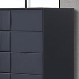 NNEDSZ Prado 4pc Fabric Gas Lift Queen Bedroom Suite