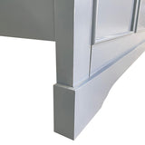 NNEDSZ 4 Pieces Bedroom Suite in Solid Wood & MDF Queen Size Grey Colour Bed, Bedside Table & Tallboy