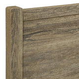 NNEDSZ King Size Bed Frame Natural Wood like MDF in Oak Colour