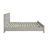 NNEDSZ Queen Size Bed Frame Natural Wood like MDF in Oak Colour