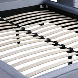 NNEDSZ Queen Bed Frame Fabric Upholstery KD Slat in Black