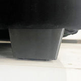 NNEDSZ Roman Bed Frame Queen Size Black Velvet Fabric with Gas Lift plywood metal structure