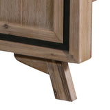 NNEDSZ Queen Size Silver Brush Bed Frame in Acacia Wood Construction