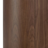 NNEDSZ Buffet MDF Melamine Interior Storage In Dark Walnut colour
