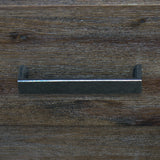 NNEDSZ Bedside Table 2 drawers Night Stand Solid Wood Acacia Storage in Chocolate Colour