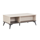 NNEDSZ Coffee Table 2 Open Storage Cabinet MDF in Champagne Colour