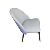 NNEDSZ 2X Dining Chairs Purple Colour Premium Leatherette Carbon Steel Frame Firm Support