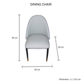 NNEDSZ 2X Dining Chairs Purple Colour Premium Leatherette Carbon Steel Frame Firm Support