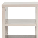 NNEDSZ Lamp Table 3 Open Storage Cabinet MDF in Champagne Colour