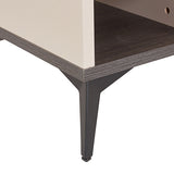 NNEDSZ Lamp Table 3 Open Storage Cabinet MDF in Champagne Colour