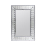 NNEDSZ Wall Mirror MDF Silver Mirror Clear Image Rectangular Shape MRR-07