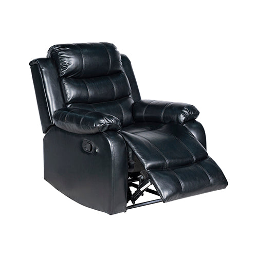 NNEDSZ 1R Seater Finest Leatherette Recliner Feature Console LED Light Ultra Cushioned