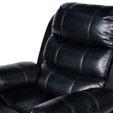 NNEDSZ 1R Seater Finest Leatherette Recliner Feature Console LED Light Ultra Cushioned