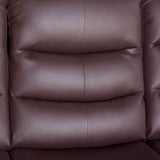 NNEDSZ 2 Seater Recliner Sofa In Faux Leather Lounge Couch in Brown