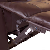 NNEDSZ 2 Seater Recliner Sofa In Faux Leather Lounge Couch in Brown