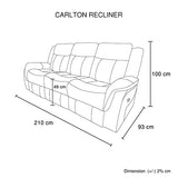 NNEDSZ 3-2-1 Seater Finest Grey Fabric Recliner Sofa Sturdy Construction Metal Mechanism