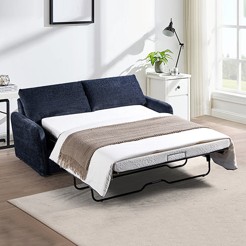 NNEDSZ Harper Multifunctional 3 Seater Sofa Bed Fabric Upholstery Wooden Structure