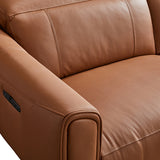 NNEDSZ London 5 Seater Corner Sofa Chaise Genuine Leather Electric Recliner Power Slide Left Chaise