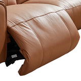 NNEDSZ London 5 Seater Corner Sofa Chaise Genuine Leather Electric Recliner Power Slide Left Chaise