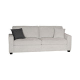 NNEDSZ Milano 3 Seater Sofa Set Polyester Fabric Multilayer Two Pillows Attached Individual Pocket Spring