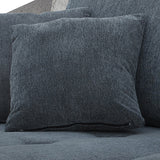 NNEDSZ Corner Sofa Chaise Polyester Fabric Multilayer Two Pillows Individual Pocket Spring