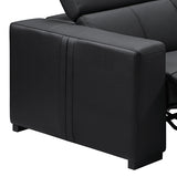 NNEDSZ Washington Genuine Leather 6 Seater Corner Sofa With 2 Electric Recliners And Reversible Console