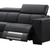 NNEDSZ Washington Genuine Leather 6 Seater Corner Sofa With 2 Electric Recliners And Reversible Console