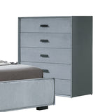 NNEDSZ Tallboy MDF Construction Fabric Upholstery Iron Feet