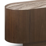 NNEDSZ TV Cabinet MDF Board Melamine Interior Storage Entertainment Unit