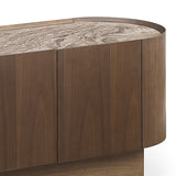 NNEDSZ TV Cabinet MDF Board Melamine Interior Storage Entertainment Unit