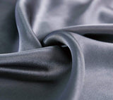 NNEDSZ Luxury Pillowcase 2 Pack - 100% Pure Mulberry Silk on Both Sides - Charcoal