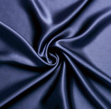 NNEDSZ Luxury Pillowcase 2 Pack - 100% Pure Mulberry Silk on Both Sides - Navy Blue