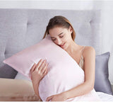 NNEDSZ Luxury Pillowcase 2 Pack - 100% Pure Mulberry Silk on Both Sides - Pink