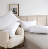 NNEDSZ Luxury Plush Down Microfibre Medium Firm Pillows - 4 Pack