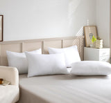 NNEDSZ Luxury Plush Down Microfibre Medium Firm Pillows - 4 Pack