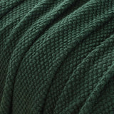 NNEDSZ Micro Plush Knitted Woven Throw Blanket - Forest