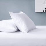 NNEDSZ Bamboo Cotton Blend All Season Bedding Set - White - Single Size