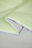 NNEDSZ Ice Cooling Reversible Summer Comforter Blanket (Green and Grey, Single/Double)