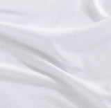 NNEDSZ Vintage Washed Microfibre Sheet Set with 1 Pillowcase - White - Single